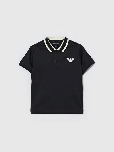 Emporio Armani Polo Shirt Kids  In Blue