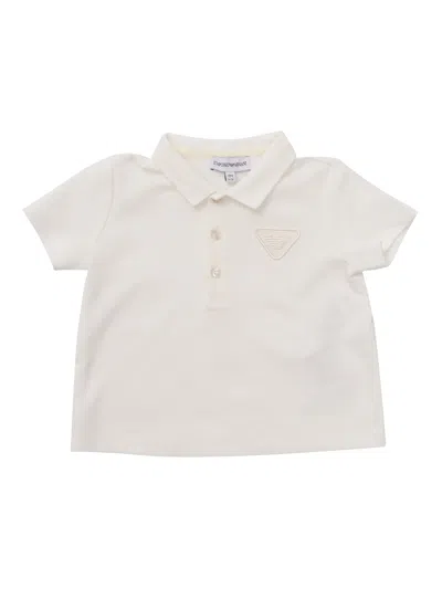 Emporio Armani Kids' Polo Shirt In Neutral