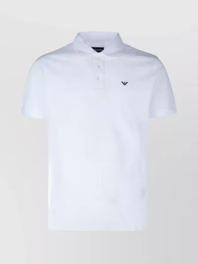 EMPORIO ARMANI POLO SHIRT WITH COLLAR AND SHORT SLEEVES