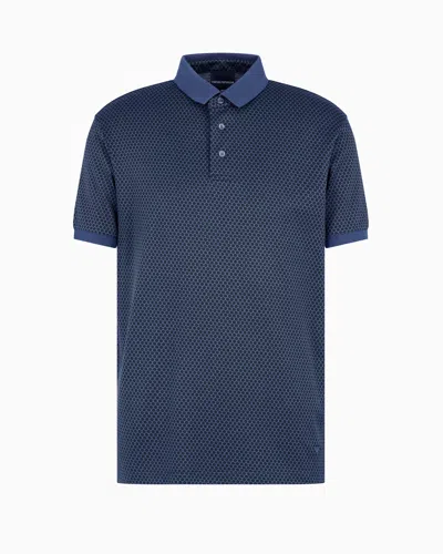 Emporio Armani Polo Shirts In Blue