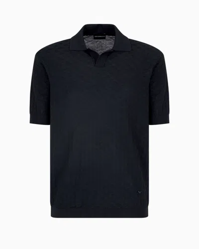 Emporio Armani Polo Shirts In Blue