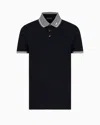 Emporio Armani Polo Shirts In Navy Blue