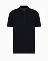 Emporio Armani Polo Shirts In Navy Blue