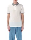 Emporio Armani Men's Piquã© Polo Shirt In White