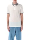 Emporio Armani Men's Piquã© Polo Shirt In White