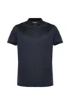 Emporio Armani Polo Blu Navy Basic In Blue