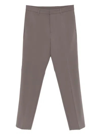 Emporio Armani Polyester Viscose Elastane Trousers In Multi