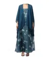 Emporio Armani Poncho Jacket In Blue