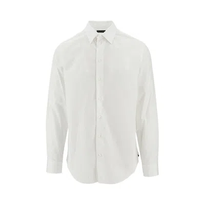 Emporio Armani Poplin Shirt In White