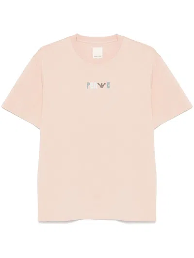 Emporio Armani Poudre Pink Crew Neck T Shirt