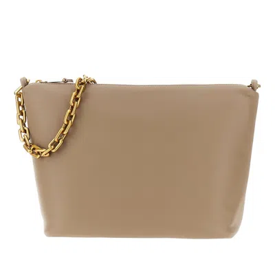 Emporio Armani Ppa Leather Medium Hobo Bag With Chain