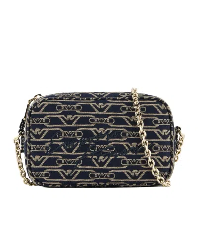 Emporio Armani Presbyopic Chain Shoulder Bag In Black