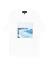 Emporio Armani Print T-shirt In Gray