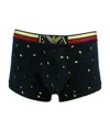 Emporio Armani Printed Boxer Underwear In Black