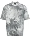 Emporio Armani Palm Tree-print Cotton T-shirt
