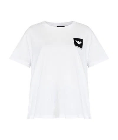 Emporio Armani Printed Design T-shirt In White
