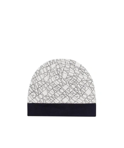 Emporio Armani Printed Hat In White