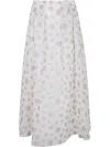 EMPORIO ARMANI EMPORIO ARMANI PRINTED MIDI SKIRT
