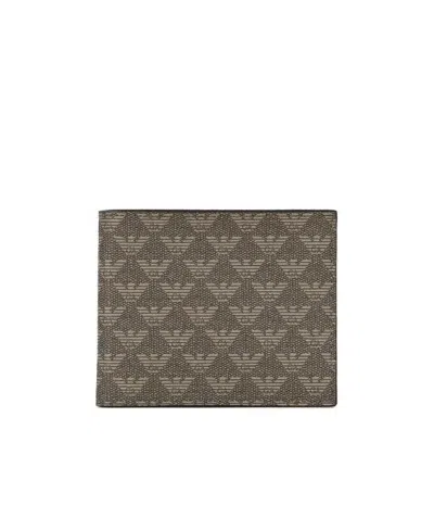 Emporio Armani Printed Purse In Multicolor