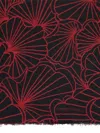 Emporio Armani Printed Scarf In Black