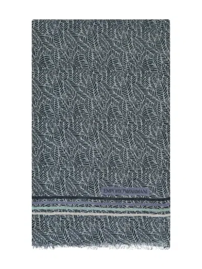 EMPORIO ARMANI PRINTED SCARF