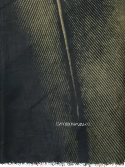 EMPORIO ARMANI PRINTED SCARF