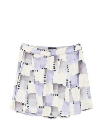 Emporio Armani Printed Shorts In Multi