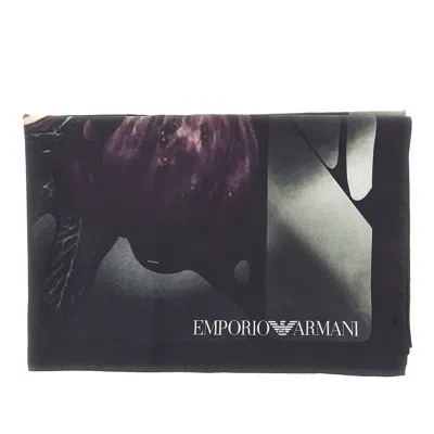 Emporio Armani Printed Silk Scarf