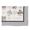 Emporio Armani Printed Silk Scarf In Multi