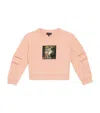 Emporio Armani Printed Sweatshirt In Brown