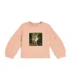 Emporio Armani Printed Sweatshirt In Pink