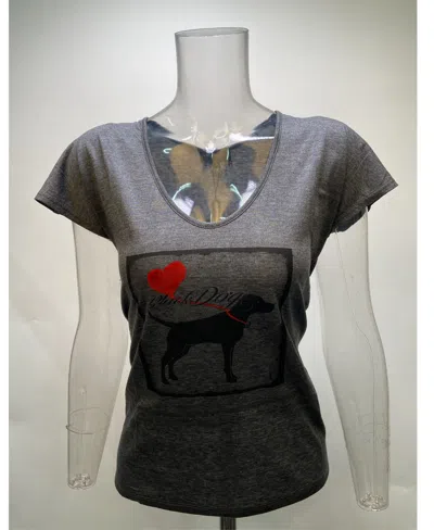 Emporio Armani Printed T-shirt In Black