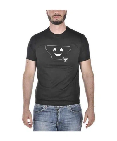 Emporio Armani Printed T-shirt In Black