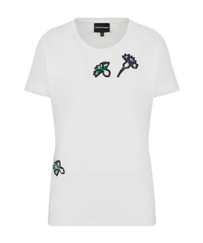Emporio Armani Printed T-shirt In White