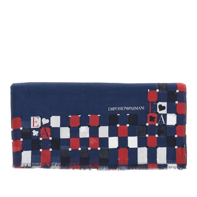 Emporio Armani Printed Viscose Scarf
