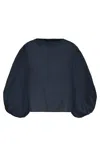 Emporio Armani Women's Puffed Sleeves Blouse Top