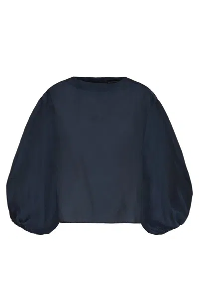 EMPORIO ARMANI EMPORIO ARMANI PUFFED SLEEVES BLOUSE