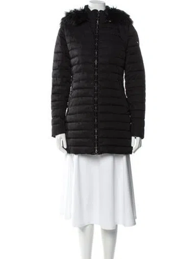 Pre-owned Emporio Armani Puffer Coat In Gray