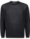 Emporio Armani Suéter Cuello Redondo - Azul