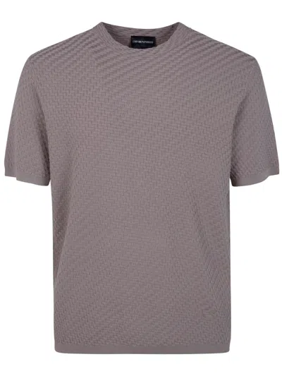 Emporio Armani Short-sleeve T-shirt In Gray