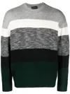 Emporio Armani Men's Wool Pullover In Gray