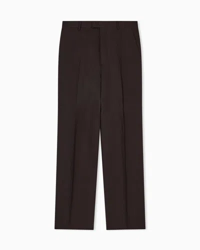 EMPORIO ARMANI PURE LINEN TROUSERS