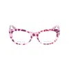 Emporio Armani Purple Acetate Frames In Multi