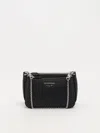 Emporio Armani Pvc Tote In Nero-rosa