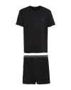 Emporio Armani Pyjamas Man Sleepwear Black Size L Cotton, Elastane