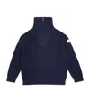Emporio Armani Quarter-zip Sweater In Blue