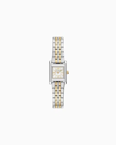Emporio Armani Quartz Watch In Gold