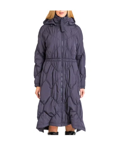 Emporio Armani Quilted Coat In Black