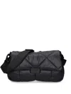 Emporio Armani Quilted Cross Body Bag In 黑色