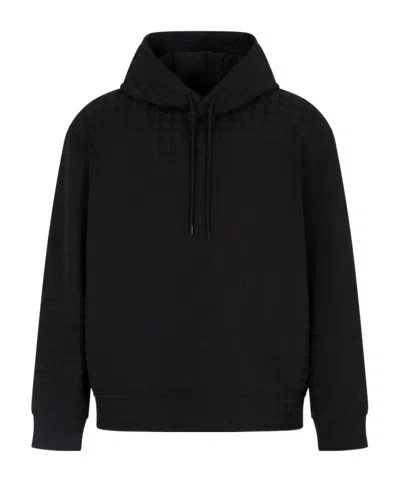 EMPORIO ARMANI QUILTED HOODIE